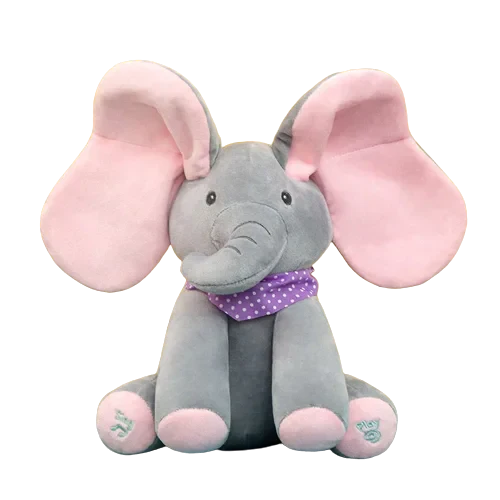 Elefante de Pelúcia Dumboo que Canta e Interage