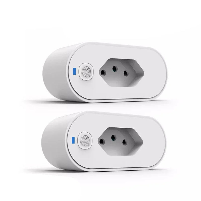 Tomada Inteligente Plugsy Wi-Fi Liga e Desliga a Distância