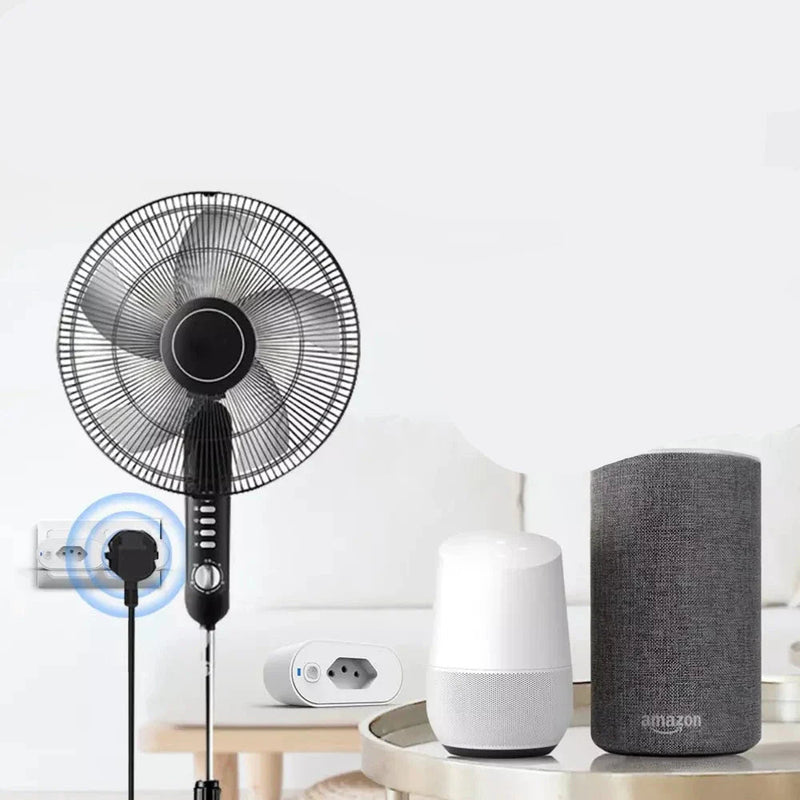 Tomada Inteligente Plugsy Wi-Fi Liga e Desliga a Distância
