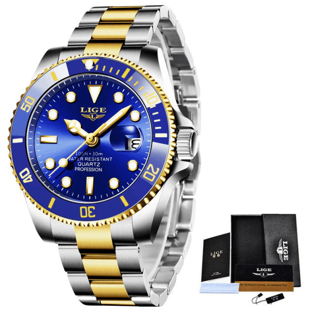 Relógio Vireon®LIGE Alta Classe Masculino Aço