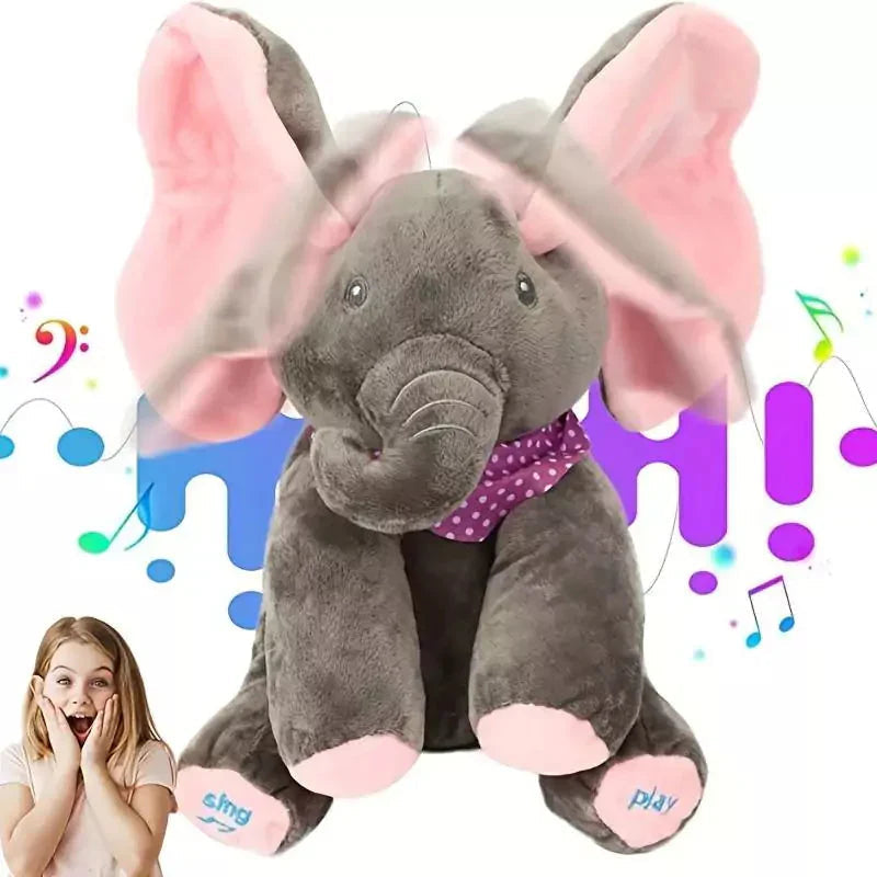 Elefante de Pelúcia Dumboo que Canta e Interage