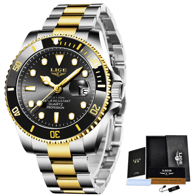 Relógio Vireon®LIGE Alta Classe Masculino Aço