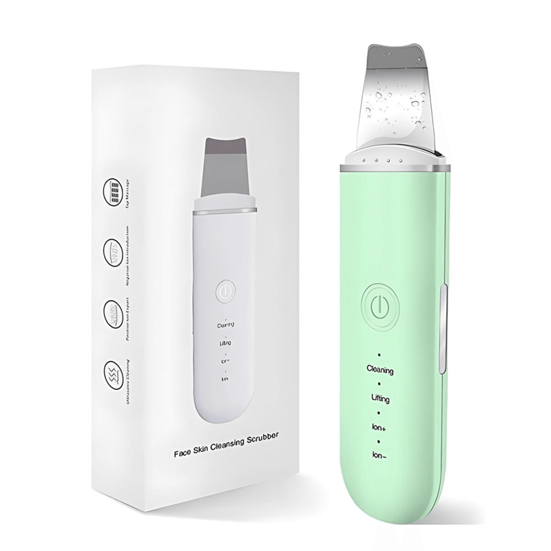 Esfoliador LumiDerma Ultrassônico de Pele: Removedor de Cravos e Limpador Facial com Cavitação