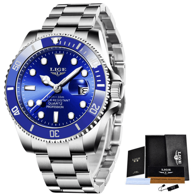 Relógio Vireon®LIGE Alta Classe Masculino Aço