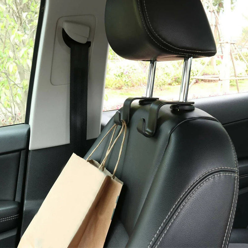 4 Peças de Ganchos AutoPrime para Bancos Traseiros de Carros