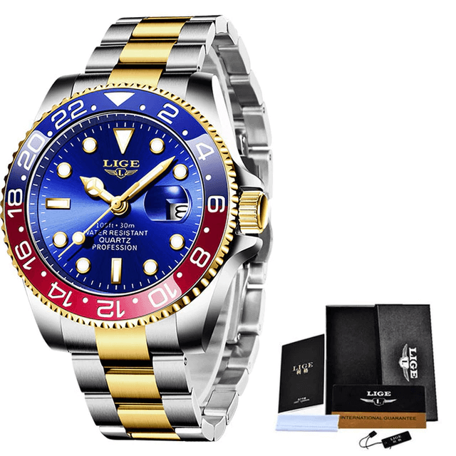 Relógio Vireon®LIGE Alta Classe Masculino Aço